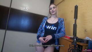 Ах бид хоерыг санал болгосон нь түүний бага эгч нэг мөнгө олох тусламжтайгаар түүний бие! Creampie pussy хоер удаа!