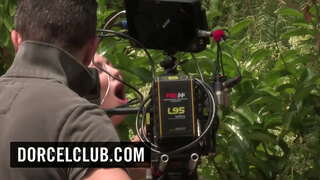 Backstage of Time ფილმის - 40 წლის, ჩემი შვებულების გარეშე ჩემი ქმარი - ერთად საწოლი, Léa Guerlin, დიდი დღე, Dani Daniels